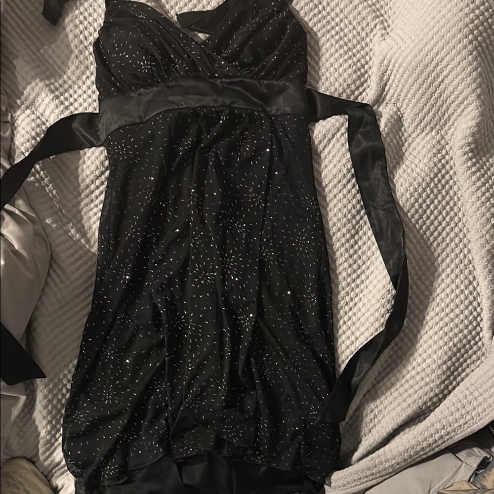 Elegant Black Mini Dress